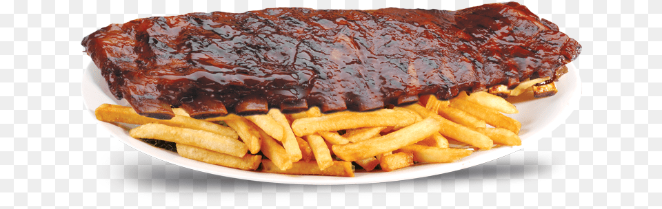 Ribs And Fries Food Free Transparent Png