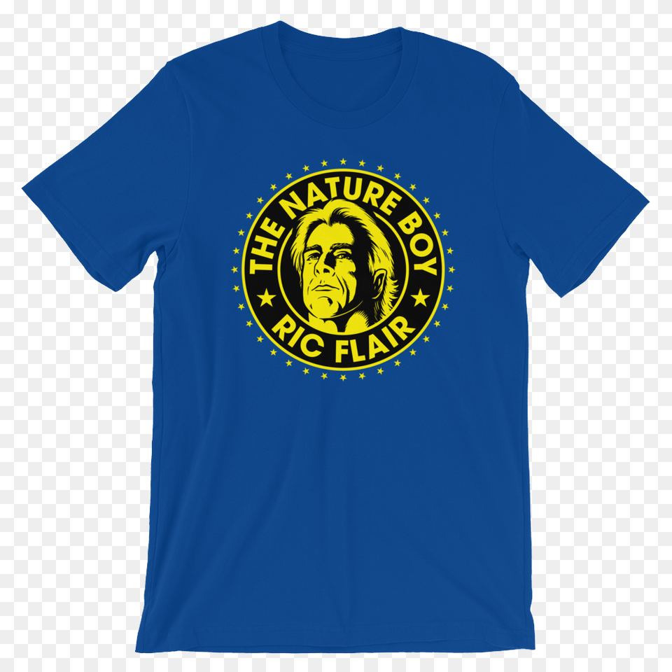 Ric Flair Circle Logo Unisex T Shirt, Clothing, T-shirt, Adult, Male Png Image