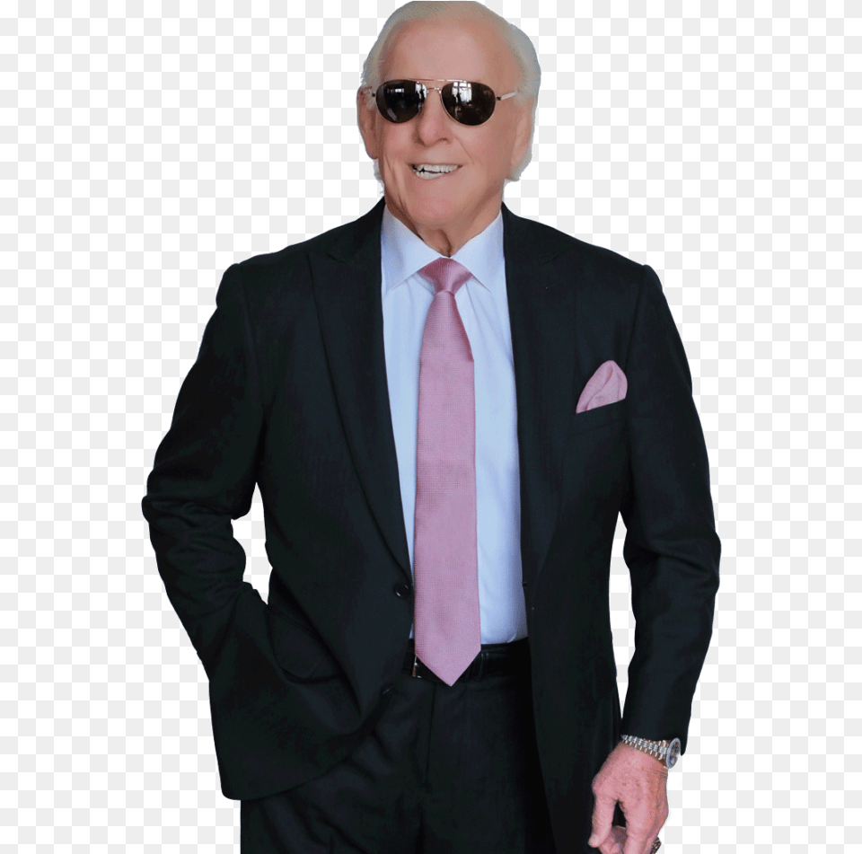 Ric Flair Collection Custom Suit Ric Flair In A Suit, Accessories, Tie, Sunglasses, Necktie Free Png