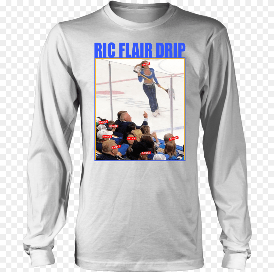 Ric Flair Drip Shirt Brett Hull St Louis Blues U2013 Ellie Shirt, Clothing, T-shirt, Sleeve, Long Sleeve Png