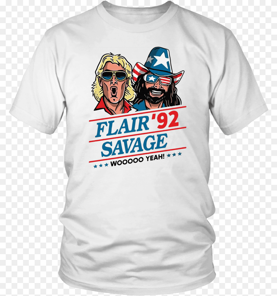 Ric Flair Savage Woo Yeah T Shirt Help More Bees Plant More Trees Clean, T-shirt, Clothing, Sunglasses, Accessories Free Png