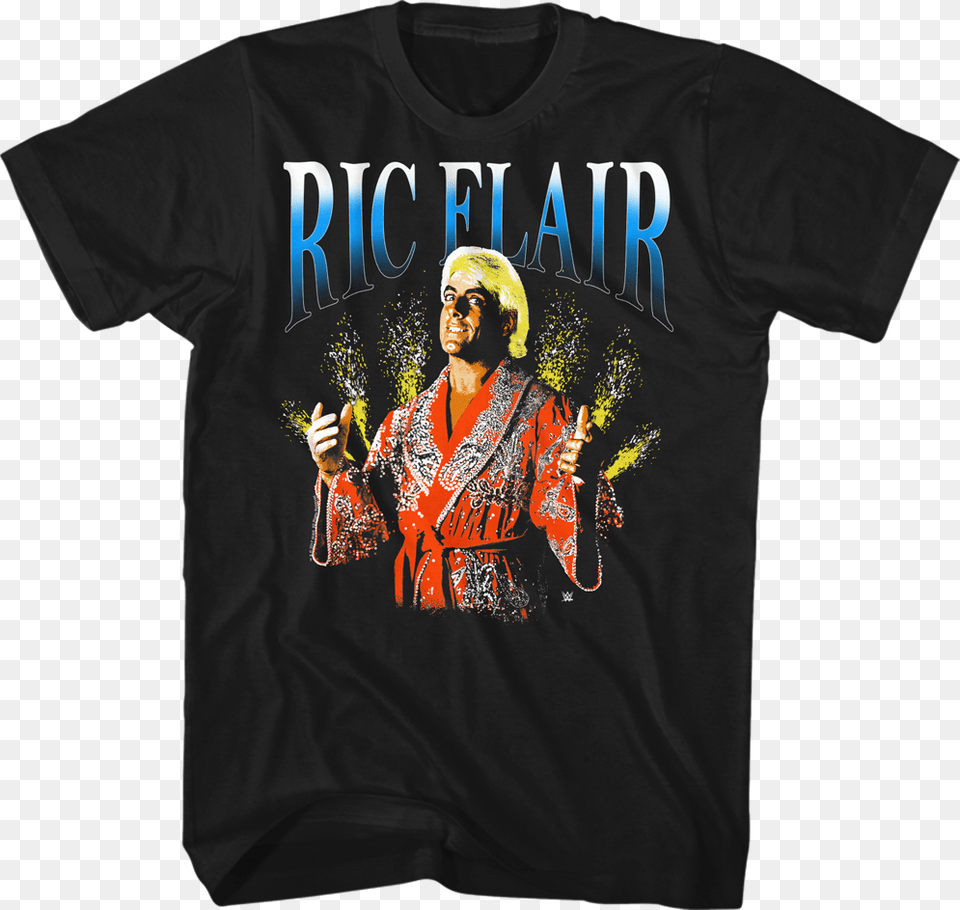 Ric Flair Shirts Officially Licensed Shipping 7 Years Of College Down The Drain, Clothing, T-shirt, Shirt, Adult Free Png
