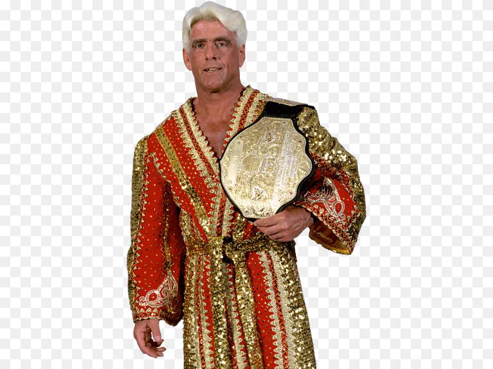 Ric Flair World Champion, Adult, Person, Male, Man Free Transparent Png