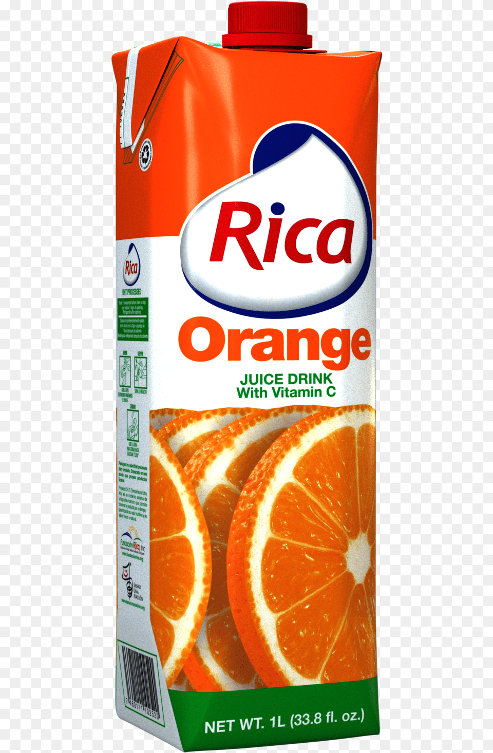 Rica Orange Juice, Beverage, Citrus Fruit, Food, Fruit Free Png