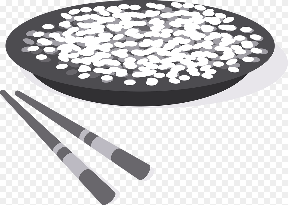 Rice And Chopsticks Clipart, Cooking Pan, Cookware, Cutlery Free Transparent Png