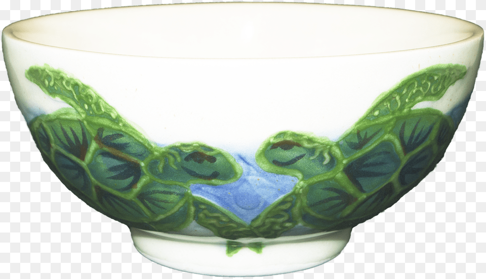 Rice Bowl Embossed Honu Ceramic, Art, Porcelain, Pottery, Soup Bowl Png Image