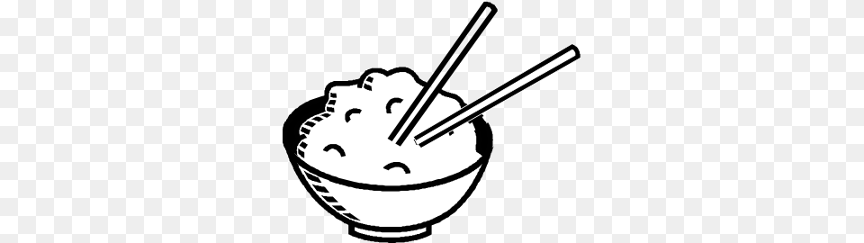 Rice Clipart Black And White, Food, Meal, Bowl, Smoke Pipe Free Transparent Png