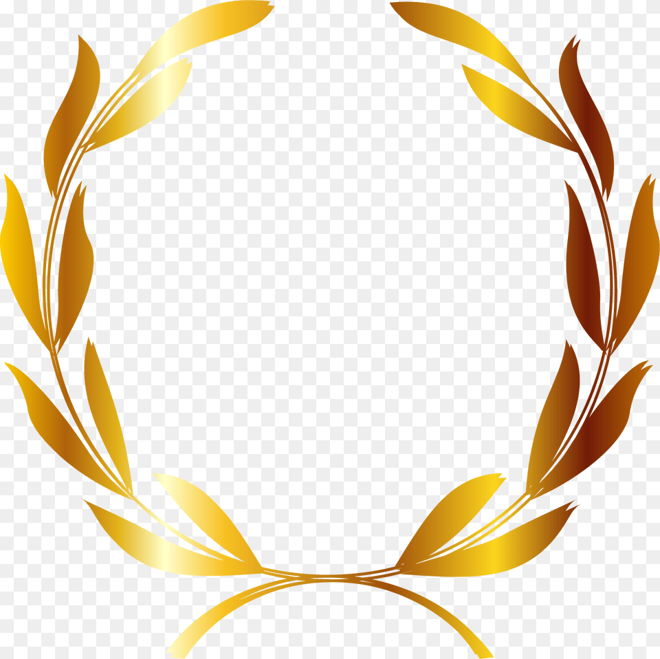 Rice Clipart Rice Flour Gold Laurel Wreath Png