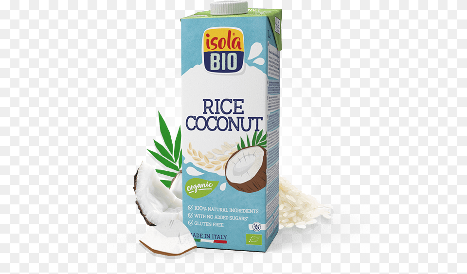 Rice Coconut Drink Isola Bio Rice Hazelnut Drink, Food, Fruit, Plant, Produce Free Transparent Png
