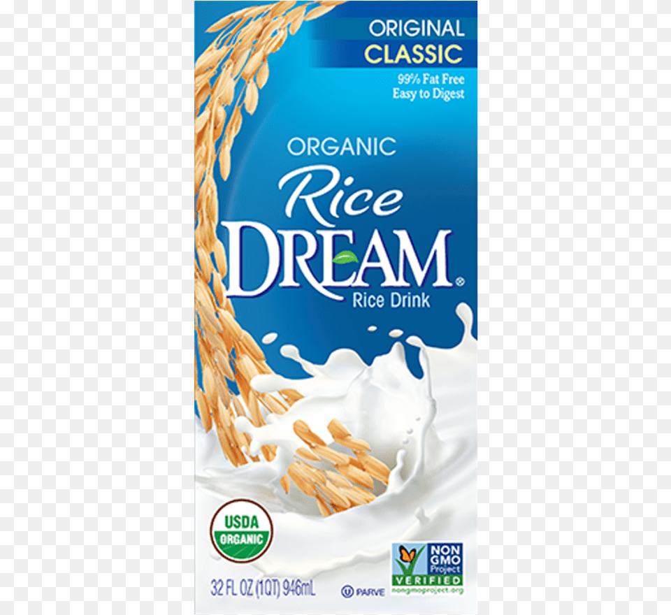 Rice Dream Vanilla, Beverage, Milk, Dairy, Food Free Png