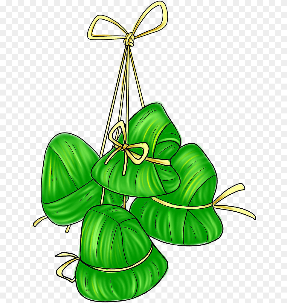 Rice Dumpling Clipart, Green, Plant, Leaf, Produce Png Image