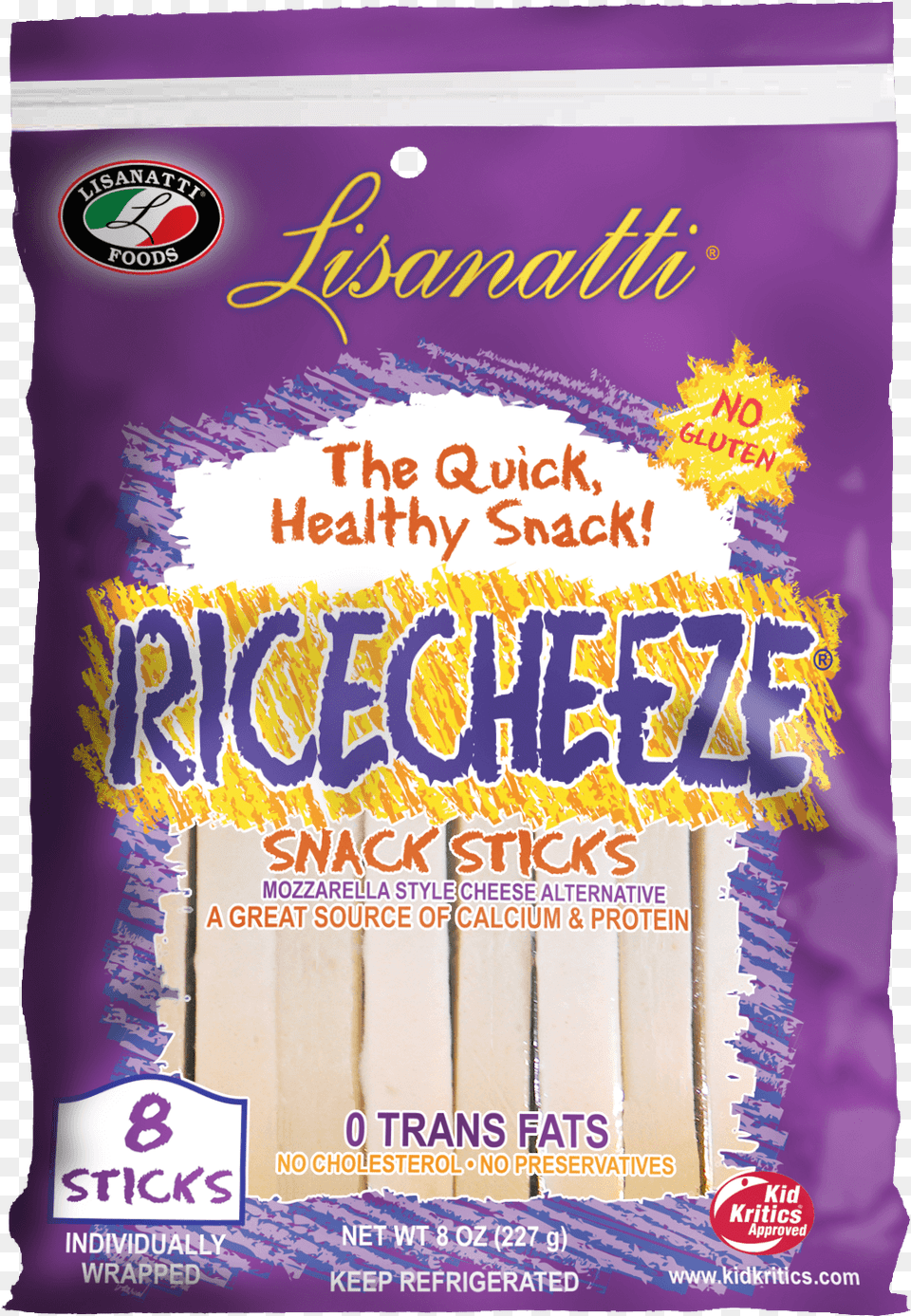 Rice Mozzarella Snack Sticks Lisanatti Rice Cheese Sticks, Advertisement, Poster Png