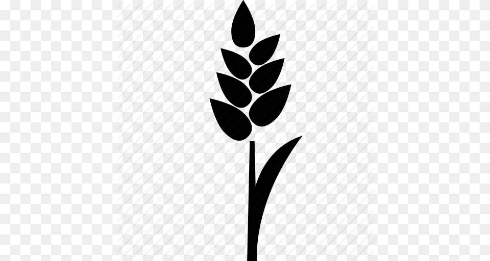 Rice Plant Icon Clipart Rice Computer Icons Clip Art, Leaf, Silhouette Free Transparent Png