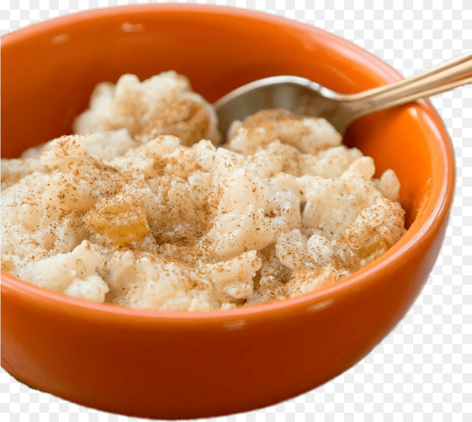 Rice Pudding Transparent Rice Pudding, Breakfast, Food, Oatmeal, Cream Free Png Download