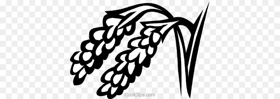 Rice Royalty Free Vector Clip Art Illustration, Flower, Plant, Food, Produce Png