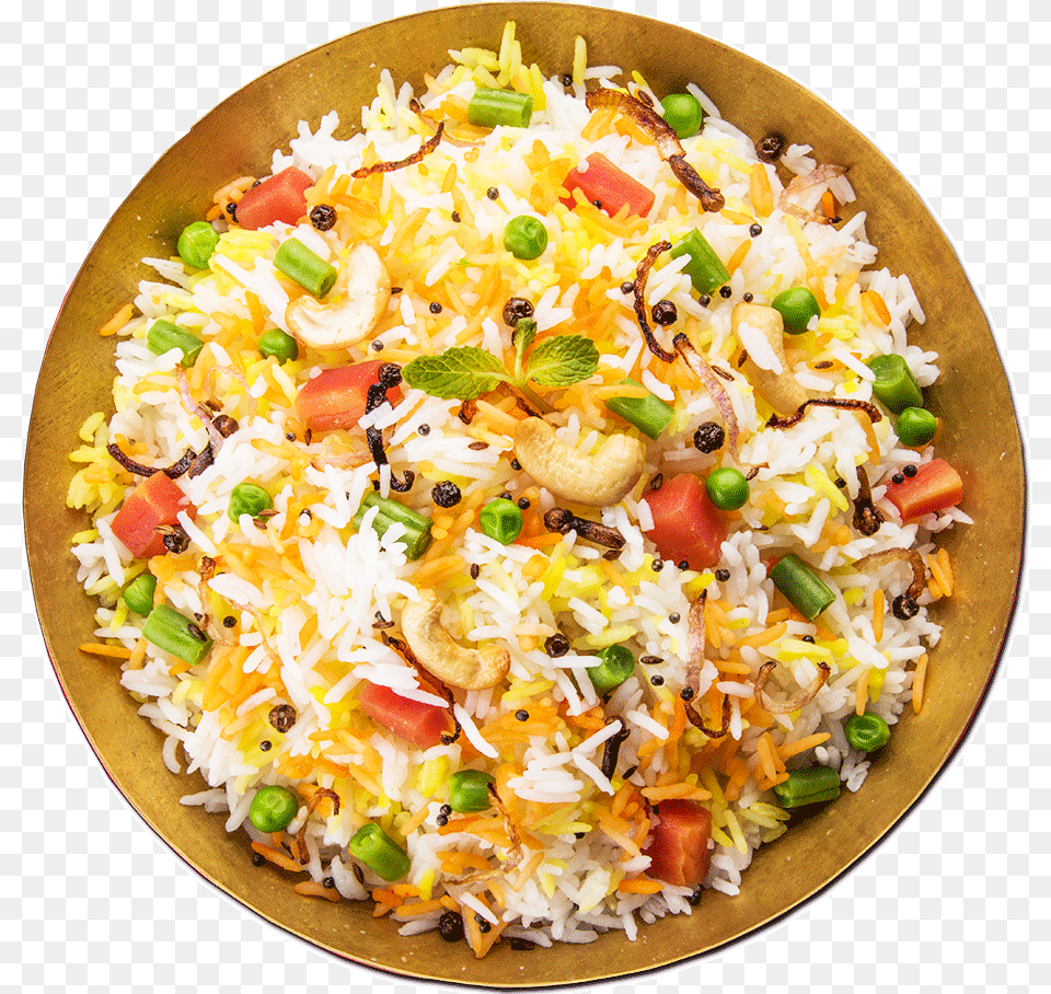 Rice Veg Biryani Images, Food, Food Presentation, Plate, Snack Png Image