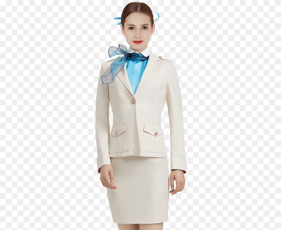 Rice White Jacket Long Sleeve Lake Blue Shirt Short Formal Wear, Accessories, Tuxedo, Tie, Suit Png Image