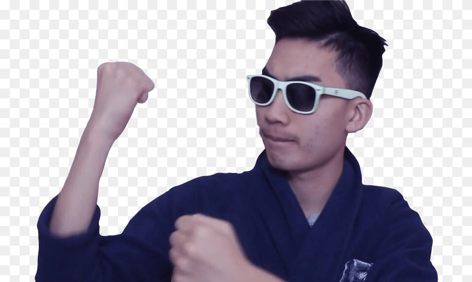 Ricegumfreetoedit Sticker By Cindyperez86 Ricegum With Clout Goggles, Accessories, Person, Hand, Finger Free Transparent Png