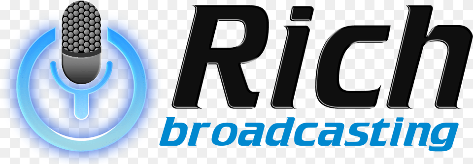 Rich Broadcasting Broadcasting Logo, Electrical Device, Microphone, Plate Png Image
