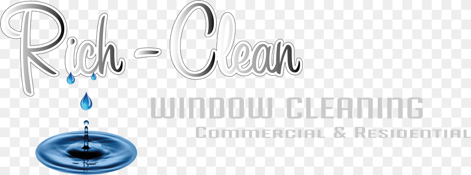 Rich Clean Logo Window Cleaner, Droplet, Outdoors, Water, Nature Free Png Download