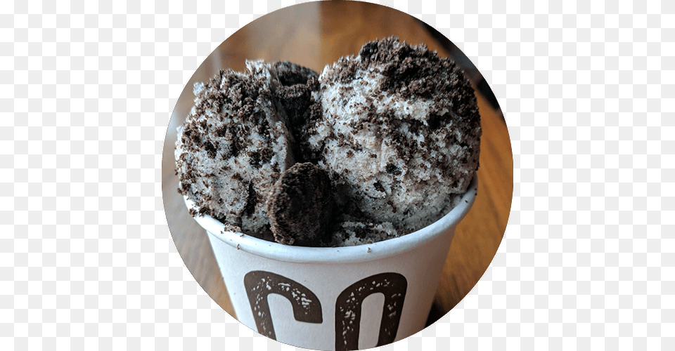 Rich Creamy Base With A Generous Amount Of Chopped Chocolate, Cream, Dessert, Food, Frozen Yogurt Free Png Download