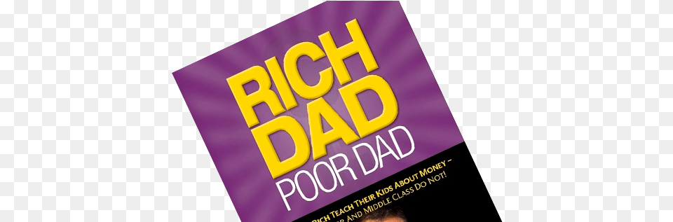Rich Dad Poor Horizontal, Advertisement, Poster, Purple, Book Free Transparent Png