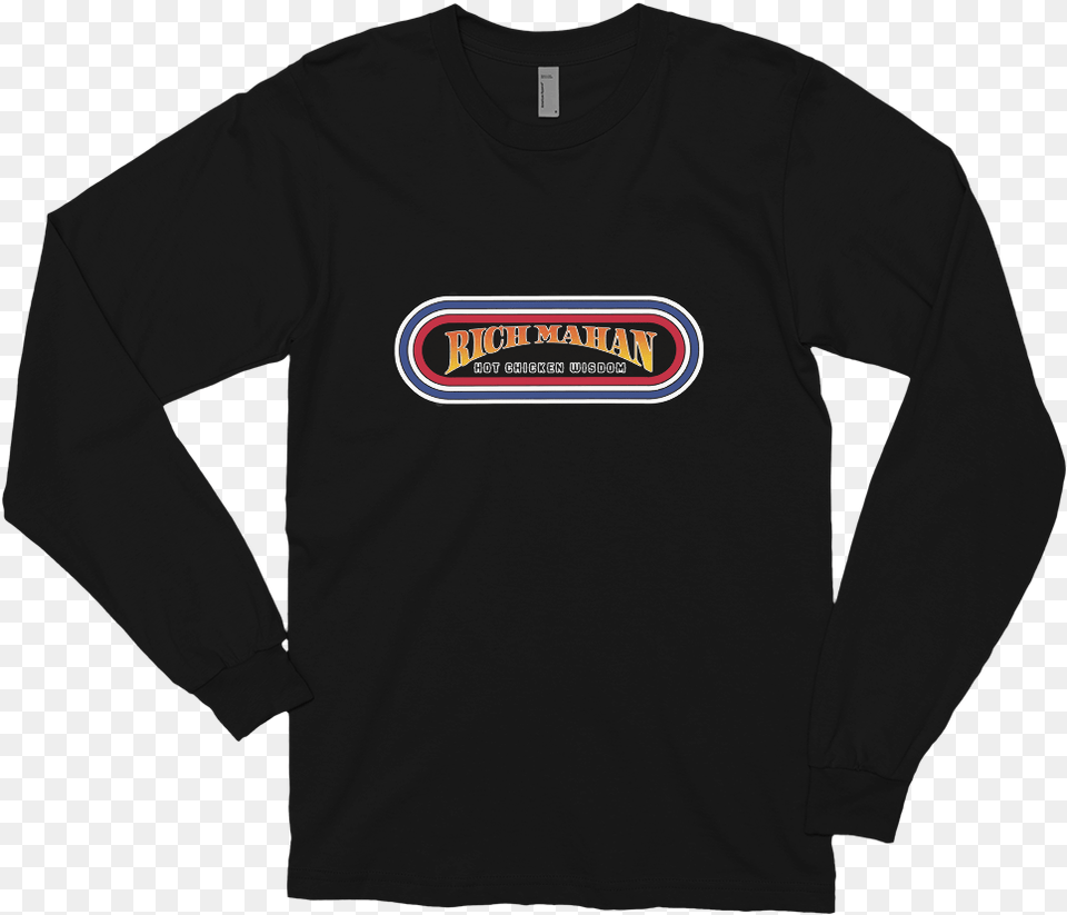 Rich Mahan Oval For Web Shirts2 Mockup Front Flat Black, Clothing, Long Sleeve, Sleeve, T-shirt Free Transparent Png