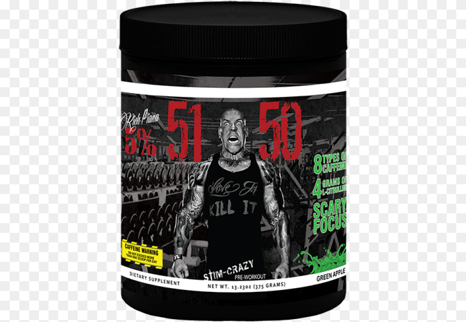 Rich Piana 5150 Pre Workout Rich Piana, Adult, Male, Man, Person Free Transparent Png