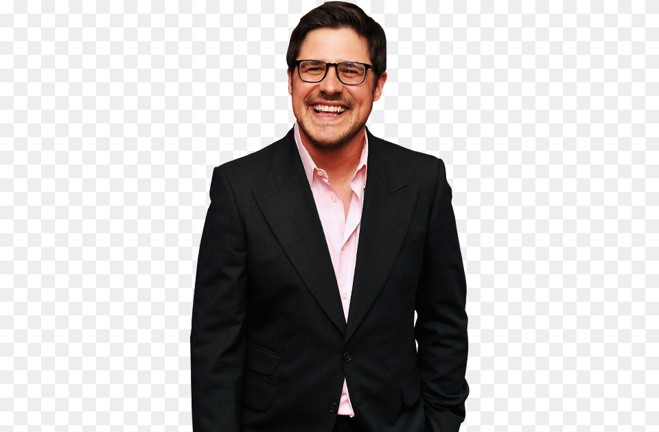 Rich Sommer On His Two Tribeca Movies His Board Game Vans Core Basics Full Zip Hoodie, Suit, Smile, Person, Jacket Free Png Download