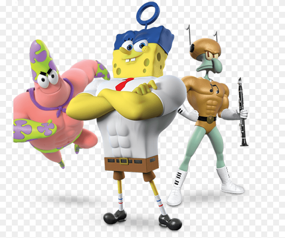 Rich Squidward Transparent Spongebob Movie Sponge Out Of Water Superheroes, Toy, Baby, People, Person Free Png