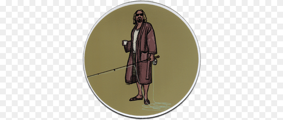 Richard Blanco Dude Sticker Lebowski Fly Fishing, Clothing, Coat, Adult, Fashion Free Png Download