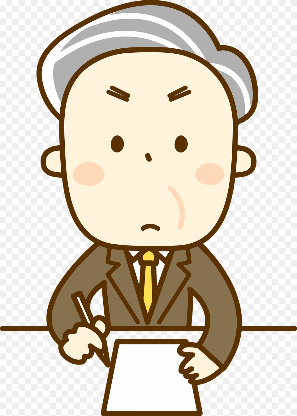 Richard Businessman Clipart, Person, Reading, Face, Head Png Image