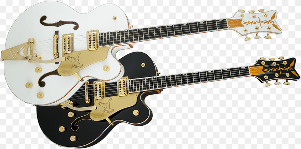 Richard Fortus Gear Gretsch G6136t Players Edition White Falcon Bigsby, Guitar, Musical Instrument, Electric Guitar Png