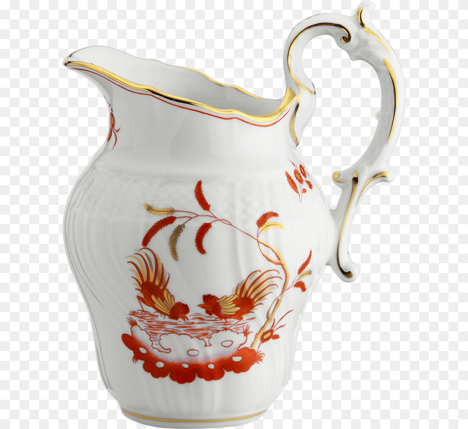 Richard Ginori Galli Rossi Coffee Milk Jug 14 Oz Ceramic, Water Jug, Art, Porcelain, Pottery Free Png Download