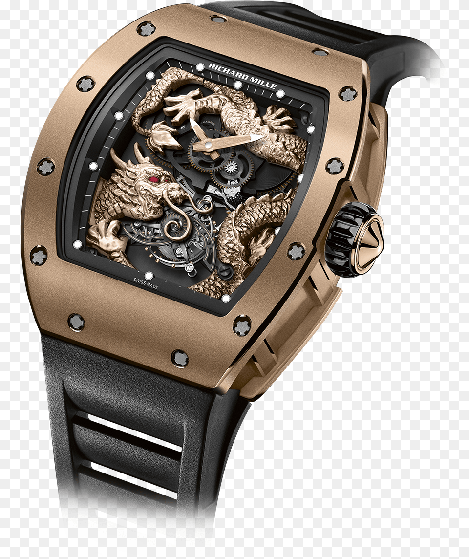 Richard Mille Jackie Chan Dragon, Arm, Body Part, Person, Wristwatch Free Transparent Png