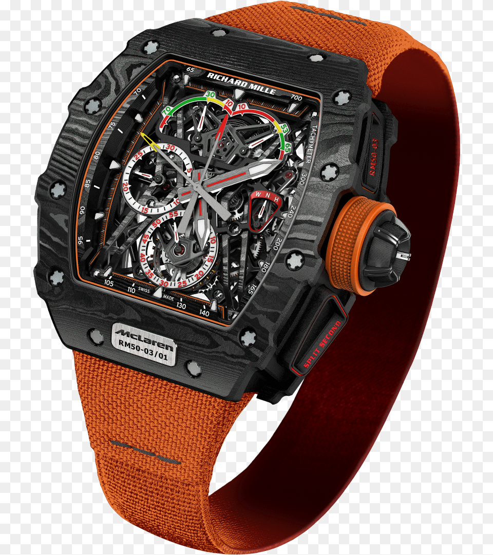 Richard Mille Rm 50 03 Richard Mille Rm 50 03 Mclaren, Arm, Body Part, Person, Wristwatch Free Png