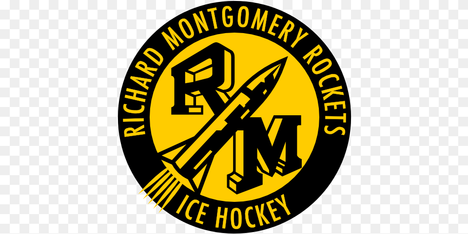 Richard Montgomery High School Logo, Weapon, Emblem, Symbol, Ammunition Png Image