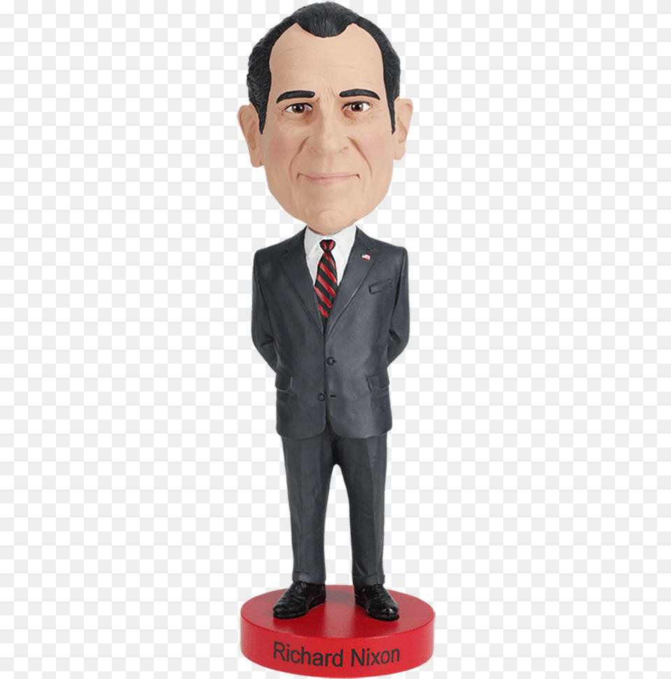 Richard Nixon Bobblehead Trump Bobblehead, Accessories, Suit, Formal Wear, Figurine Png