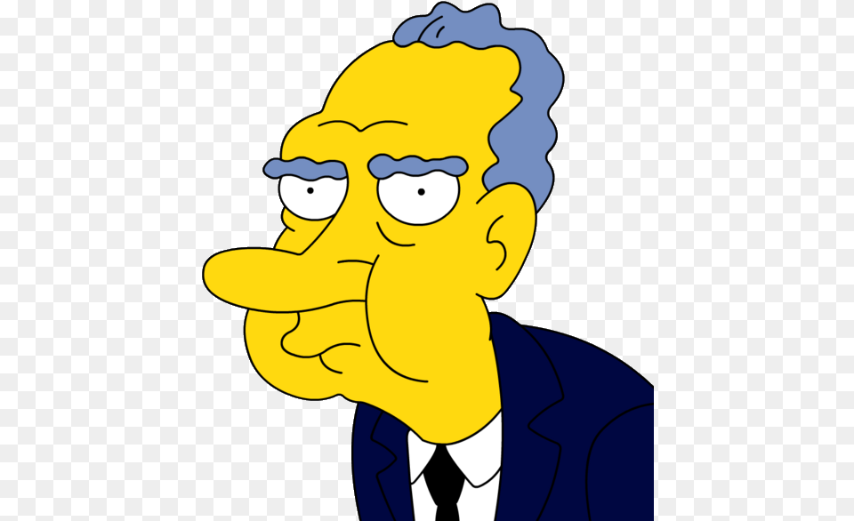 Richard Nixon Los Simpsons, Baby, Person, Cartoon, Head Png Image