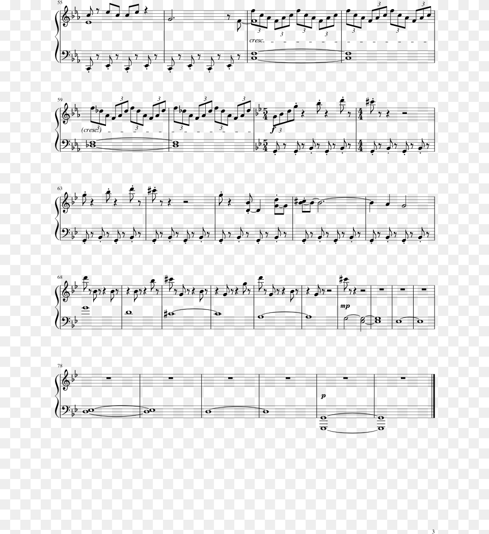 Richard Sanderson Reality Sheet Music, Gray Free Png