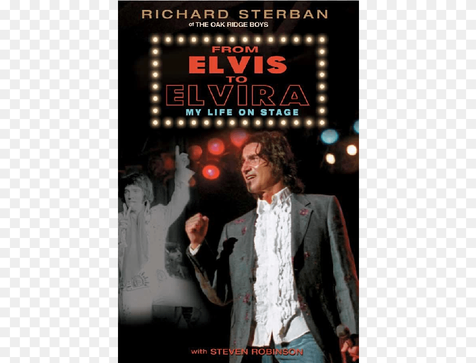 Richard Sterban Autographed Book From Elvis To Elvira Elvis To Elvira, Publication, Clothing, Coat, Adult Png Image