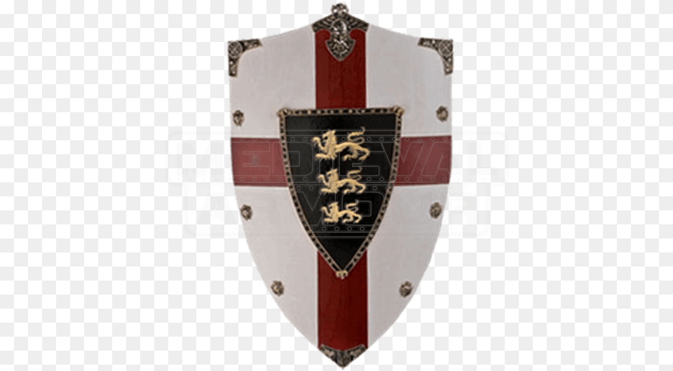 Richard The Lion Heart Wooden Shield Richard The Lionheart Shield, Armor, Cross, Symbol Png Image