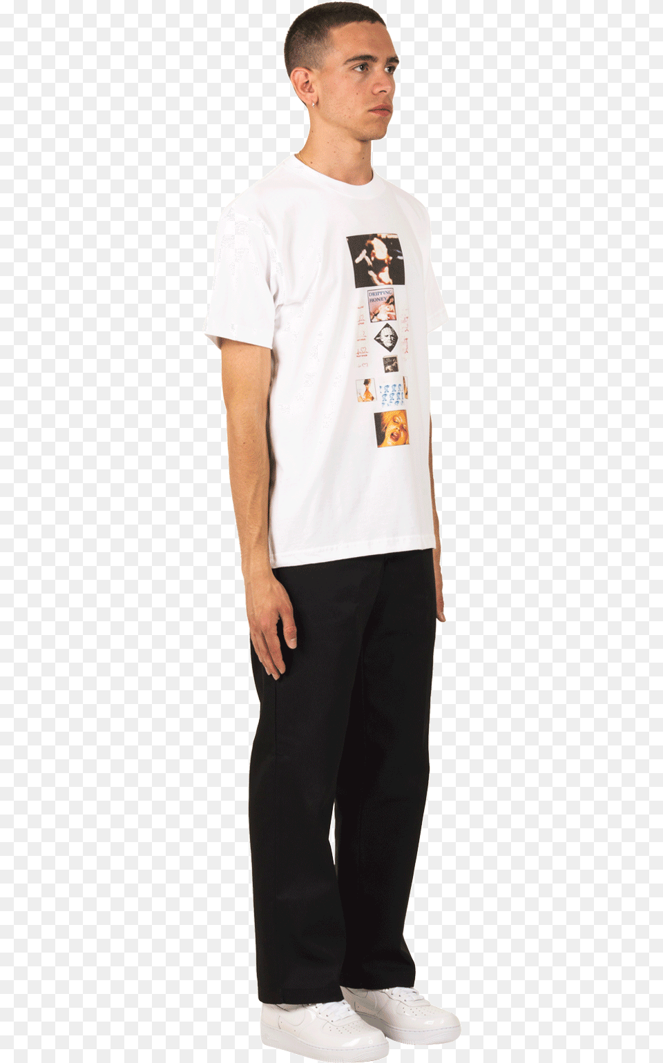 Richardson Mag T Shirts Dripping Honey T Shirt White Standing, Boy, T-shirt, Person, Teen Free Transparent Png