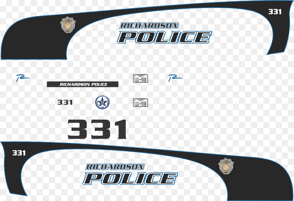 Richardson Police Decal, Clothing, Shirt, Text Png Image