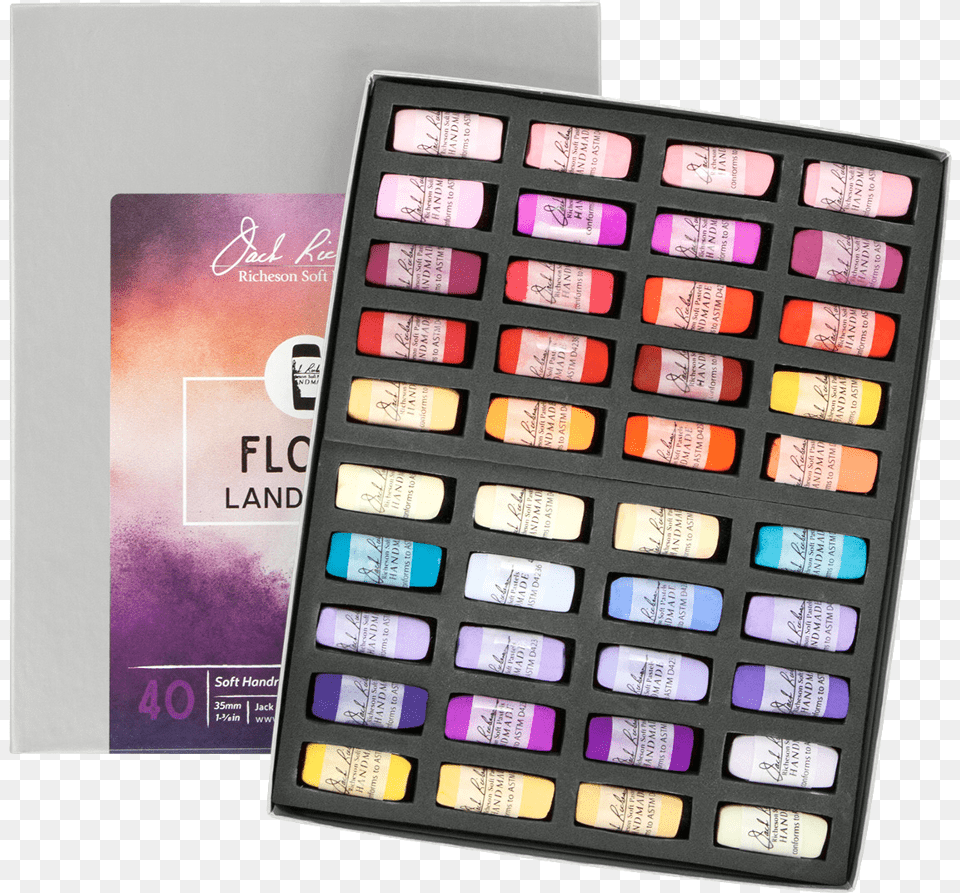 Richeson Soft Handrolled Pastels Set Of Richeson Soft Handrolled Pastels Set Of 40 Color, Paint Container, Electronics, Mobile Phone, Phone Png Image