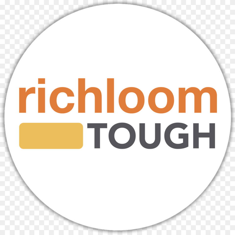 Richloom Tough Performance Brand Gallery, Logo, Disk, Text Free Png