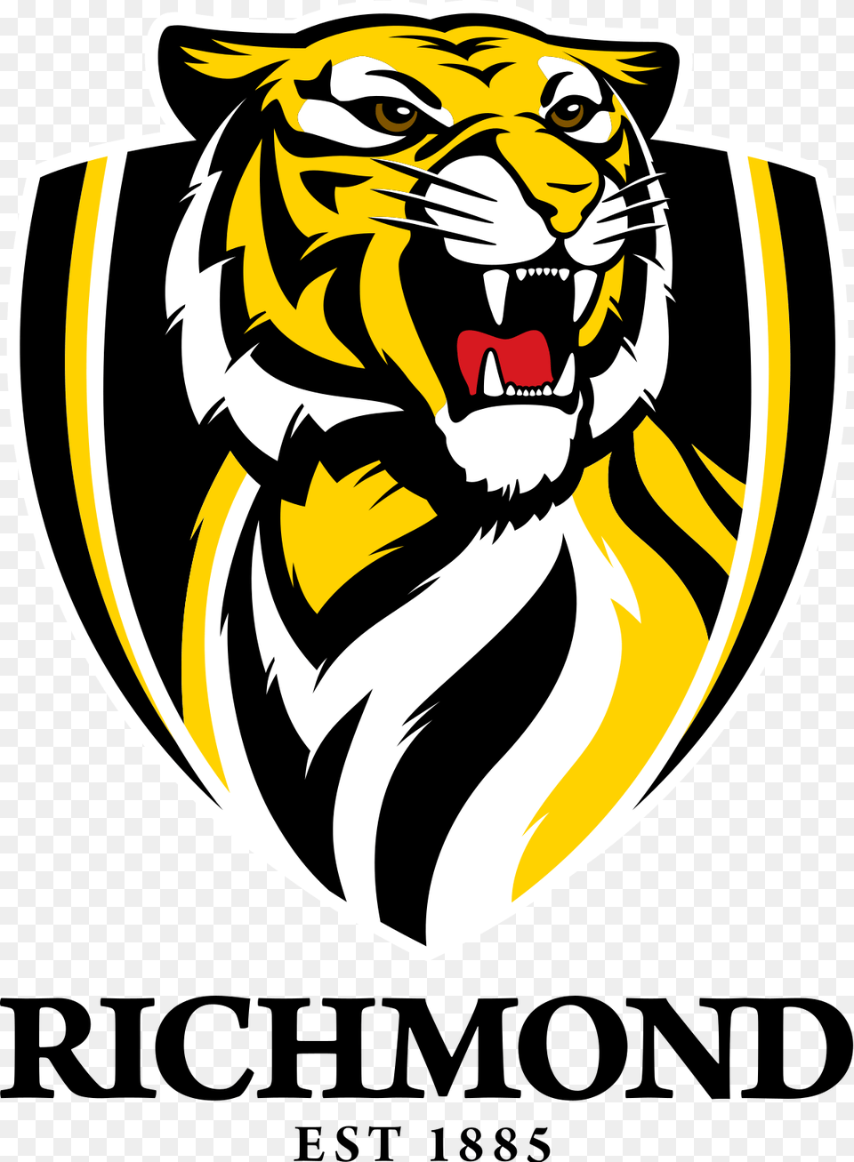 Richmond Football Club Logo, Adult, Male, Man, Person Free Transparent Png