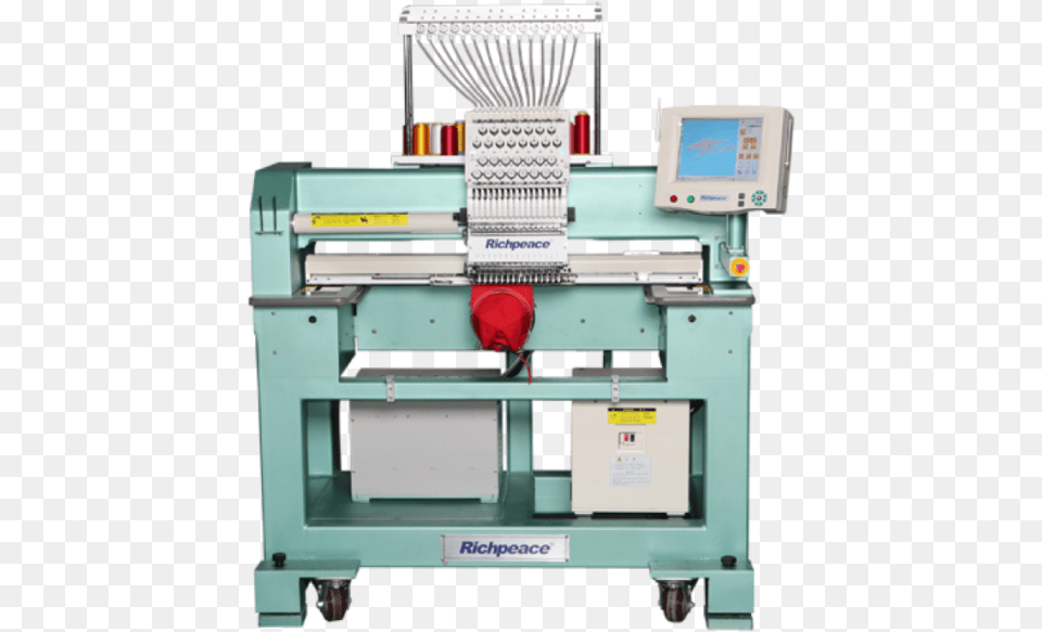 Richpeace Computerized Single Head Captubular Embroidery Richpeace Dynamic Embroidery Machine, Computer Hardware, Electronics, Hardware, Lathe Png Image