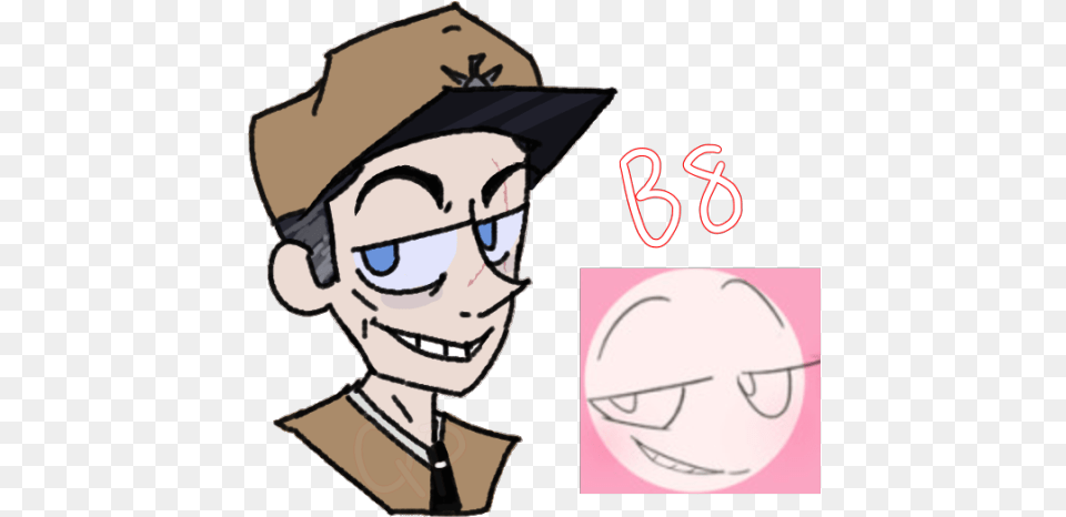 Richtofen With B8 And Samantha With Da C Cartoon, Person, People, Baseball Cap, Head Free Transparent Png