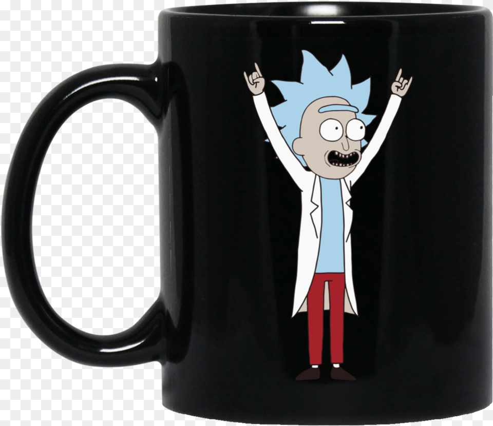 Rick Amp Morty Tiny Rick 11 Oz Baby Groot Hug Jack Daniels, Cup, Person, Beverage, Coffee Png